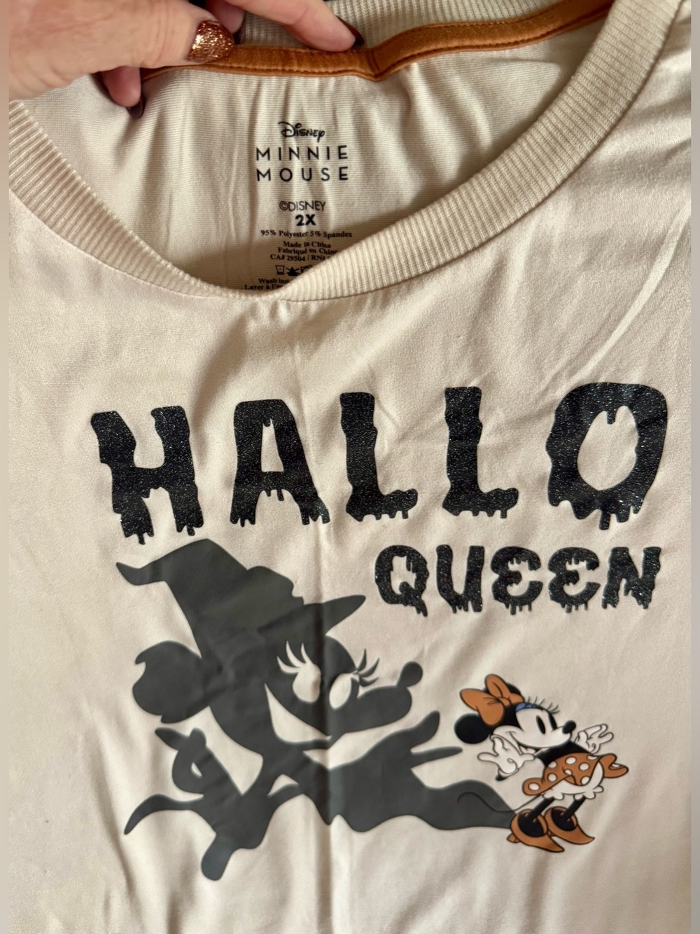 Disney Minnie Mouse Hallo Queen Graphic Nighty. Size 2X